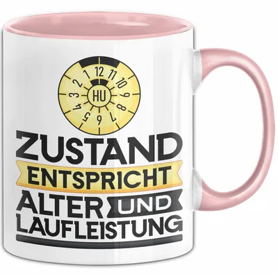 Produktbild von Alter Tasse Geschenk Lustiger Spruch Geburtstag Humor (Rosa)