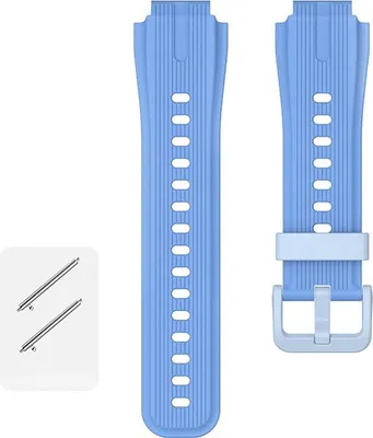 Image de INF Bracelet de montre en silicone pour Redmi - Confort et respirabilité Bleu