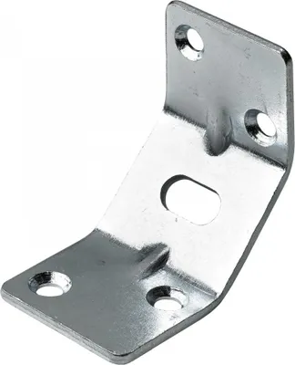 Image de 1 renfort d'angle pour table acier zingué HETTICH, l.50 mm