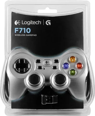 Produktbild von Logitech Wireless Gamepad F710 - Game Pad - 10 tlačítek - bezdrátový - 2,4 GHz - pro PC