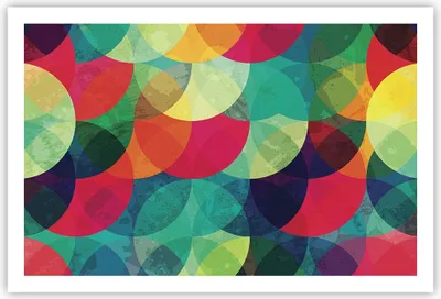 Produktbild von Poster - Poster ohne Rahmen - Farben Räder Abstraktion - 91,5x61 cm - Wand Bild - Wanddeko - Wandbilder - Kunstposter - Wandposter - Bilder - Kunstdruck - Wanddekoration - Wandbild - P2XAA91x61-4701