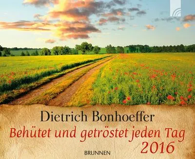 Produktbild von Bonhoeffer, D: Behütet und getröstet jeden Tag 2016