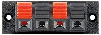 Image de goobay Lautsprecher Terminal 4 polig rot/schwarz (Bulk)