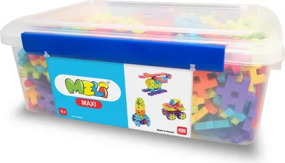 Image de Meli Maxi EDU 400 blocs de construction Jeux d'assemblage