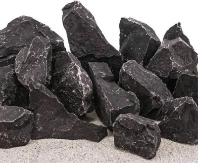 Produktbild von Aquarium Natursteine Schwarzer Felsen 1 Stück Gr. M 0,5-1,0kg