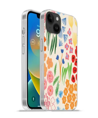 Produktbild von MuchoWow® Handyhülle Schutzhülle Hülle für Apple iPhone 14 Plus - Soft case Blumen - Muster - Feldblumen Silikon Softcase Handy Hülle - Abbildung