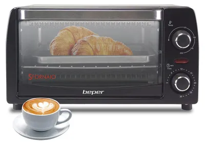 Mini-Backofen 12 L, 1050 W, Quarzheizung, schwarz