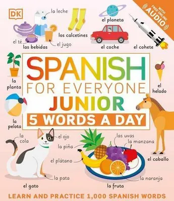 Immagine prodotto di Spanish for Everyone Junior: 5 Words a Day
