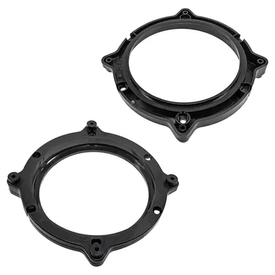 Immagine prodotto di Staffe di adattamento degli anelli degli altoparlanti compatibili con la porta anteriore dell'Audi A3 8L per altoparlanti DIN da 130 mm