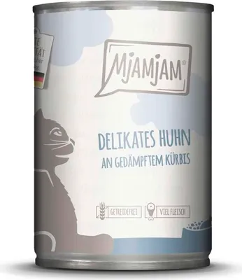 Image de MjAMjAM Cat - Repas délicieux boîte 6x400g | Poulet & Citrouille