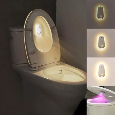 Productafbeelding van Oplaadbare Led Toiletverlichting met Bewegingsmelder en UV-Sterilisatie