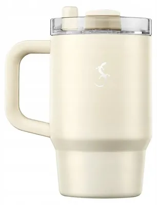 Produktbild von LURCH Thermos Becher 0,8 L Cremeweiß Edelstahl