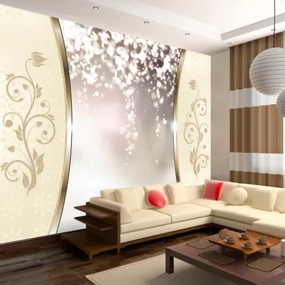 Produktbild von Fototapete selbstklebend Ornament 343x256 cm Tapete Wandtapete Wandbilder Klebefolie Dekofolie Tapetenfolie Wand Dekoration Wohnzimmer - Abstrakt a-A-0035-a-b