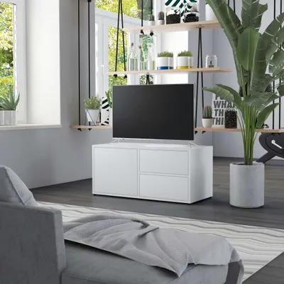 Produktbild von The Living Store TV-Schrank Weiß 80x34x36 cm Holzwerkstoff