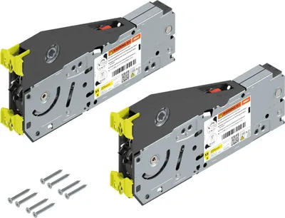 Produktbild von Blum Aventos HL TOP Kraftspeicher 22L2500 Set Blumotion - Klappenbeschlag für Oberschränke mit einer Front - Hochklappbeschlag mit Systemschrauben, Stahl