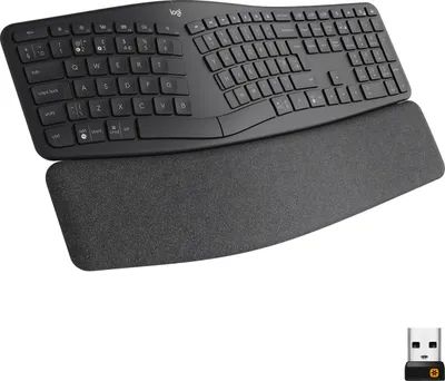 Produktbild von Logitech ERGO K860 - Tastatur - kabellos - 2.4 GHz, Bluetooth 5.0