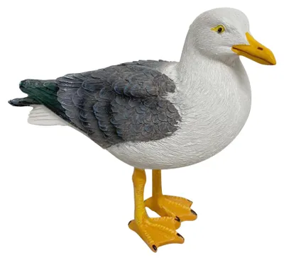 Möwe aus Harz, 22 cm, wetterbeständig, nautisches Dekor