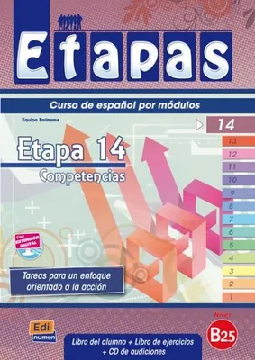 Produktbild von Etapas. Curso de español por módulos. Etapa 14 Competencias nivel B2.5