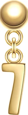 Produktbild von Glanzstücke München Charm Ziffer 7 Sterling Silber 50084173