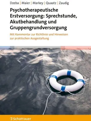 Obrázek produktu pro Psychotherapeutische Erstversorgung: Sprechstunde, Akutbehandlung und Gruppengrundversorgung