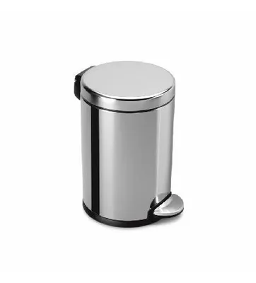 Zdjęcie produktu dla Kosz na śmieci, okrągły, 4,5 l, srebrny - Simplehuman