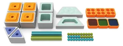 Produktbild von Eduplay magnetisches Spielzeug Magniworld Starterset 165-teiliges Bauspaß