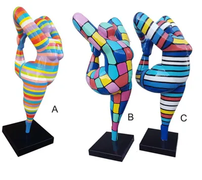Zdjęcie produktu dla Figura abstrakcyjna Statua Baleriny Statuy Dekoracja ogrodu Nowoczesne Figury 200cm