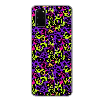 Produktbild von MuchoWow® Handyhülle Schutzhülle Hülle für Samsung Galaxy S20 Plus Tiermuster - Regenbogen - Neon Silikon Softcase Handy Hülle - Hartschale