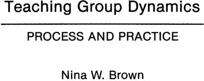 Produktbild von Teaching Group Dynamics