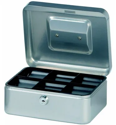 Obrázek produktu pro MAUL kazeta na peníze 17 x 20 x 9 cm stříbrná