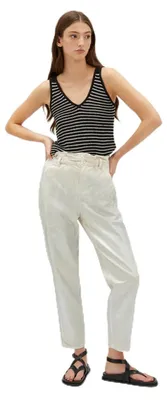 Produktbild von Motivi: Laminierte Paperbag-Jeans Grau M Spring Summer 24