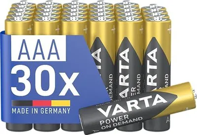 Produktbild von VARTA Batterien AAA 30 Stück Alkaline 1.5V