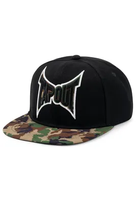 Image de Casquette CHEROKEE Black/Camo Woodland one size Tapout