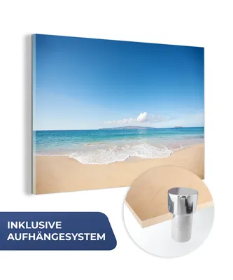 Obrázok produktu pre MuchoWow® Sklenené obrazy - Obrazy na stenu - Foto na skle More - tyrkysová - Havaj 120x80cm Nástenná dekorácia zo skla - akrylový sklenený obraz - akrylové