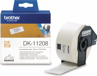Immagine prodotto di Brother DK-11208 etichette per indirizzi 90 x 38 mm biancoß