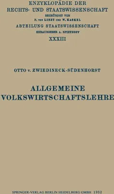 Produktbild von Allgemeine Volkswirtschaftslehre