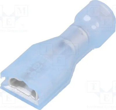 Immagine prodotto di 5x Connettore: piatto, per cavi flessibili, sezione 0,8 mm, da 1,25 a 2 mm², lunghezza 4,8 mm, per cavi, codice 3-520125-2, isolato
