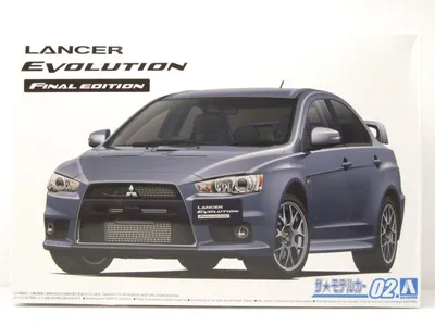 Produktbild von Mitsubishi Lancer Evo X Final Edition 2015 Kunststoffbausatz 1:24 Aoshima