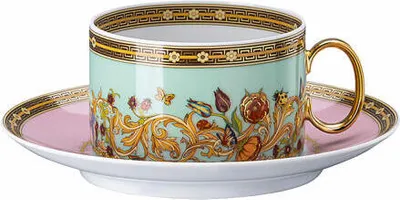 Obrázok produktu pre Rosenthal Versace šálka na čaj 2-dielna Le jardin de Versace, porcelán, 200 ml, 19335-409609-14640