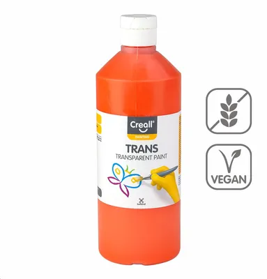 Obrázek produktu pro Transparentní barva Creall 500 ml - oranžová