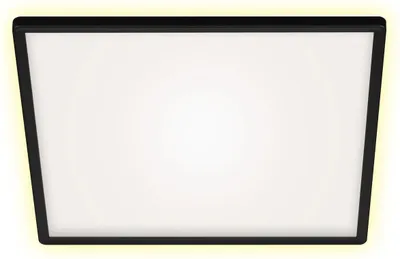 Productafbeelding van Di-Ka ultraplat LED-paneel, model Slim, 42 x 42 cm, zwart, met achtergrondverlichting
