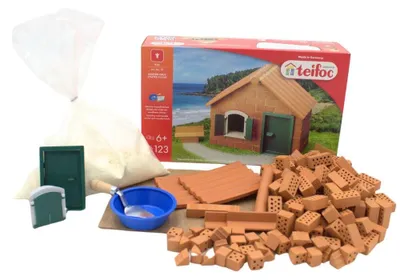 Produktbild von teifoc Starter Haus - Steinbaukasten 51, Bastelset für Kinder ab 6 Jahren