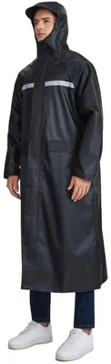 Imagen del producto de Chaqueta impermeable para hombre y mujer, con capucha