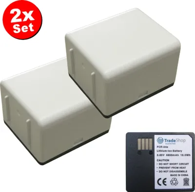 Produktbild von 2x Hochwertiger Li-Ion Akku für Netgear Arlo Akkus wie VMC4040P VMC4040P-100EUS VMC5040 VMC5040-100EUS VMA5400 VMA5400-10000S VMS5140 VMS5140-100EUS