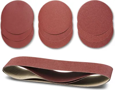 Produktbild von PARKSIDE® Schleifpapier für Band- und Tellerschleifer, 12-teilig
