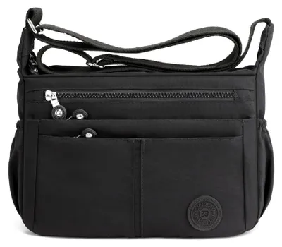Produktbild von Damen Schultertasche mit mehreren Fächern und wasserdichtem Nylon