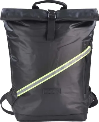 Zdjęcie produktu dla Greenburry Rolltop Courier Backpack Aviator wodoodporny z przegrodą na notebooka 31x37cm czarny