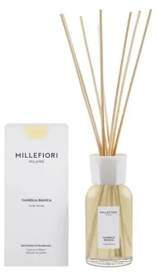Obrázek produktu pro Aroma difuzér 250 ml, vůně Vaniglia Bianca Millefiori, Milano
