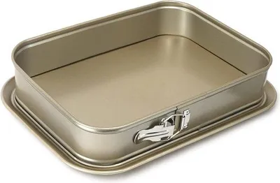 Image de Moule à gâteau rectangulaire, 39 cm, revêtement antiadhésif, facile à utiliser