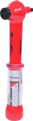 Produktbild von KS Tools 1/4 Mini Drehmomentschlüssel mit Schutzisolierung und Umschalt-Ratschenkopf, 2-10 Nm